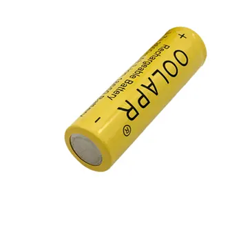

OOLAPR 10 PCS/lot 18650 rechargeable battery 3000mah 3.7V New Original li-ion 18650 battery YELLOW