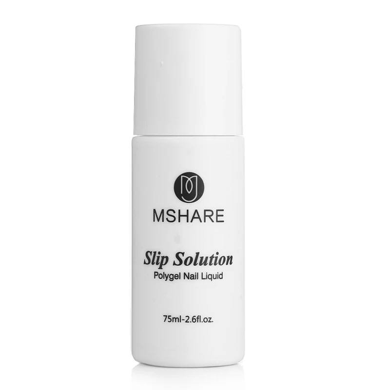 MSHARE Slip Solution for PolyGel Poly Gel UV Soak Off Nail Nails Cleaner Liquid for Acryl UV Builder Gel 75ml MSHARE Slip Solution for PolyGel Poly Gel UV Soak Off Nail Nails Cleaner Liquid for Acryl UV Builder Gel 75ml