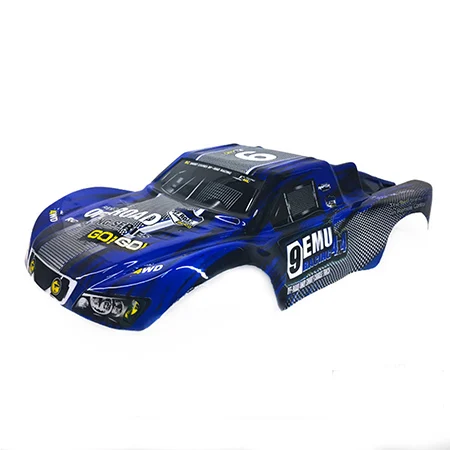 Remo пластик ПВХ корпус автомобиля поверхностный корпус M0280 для 1/10 HQ 727 4X4 Traxxas SCX10 Slash чехол пульт дистанционного управления игрушки запасные части - Цвет: bule shell