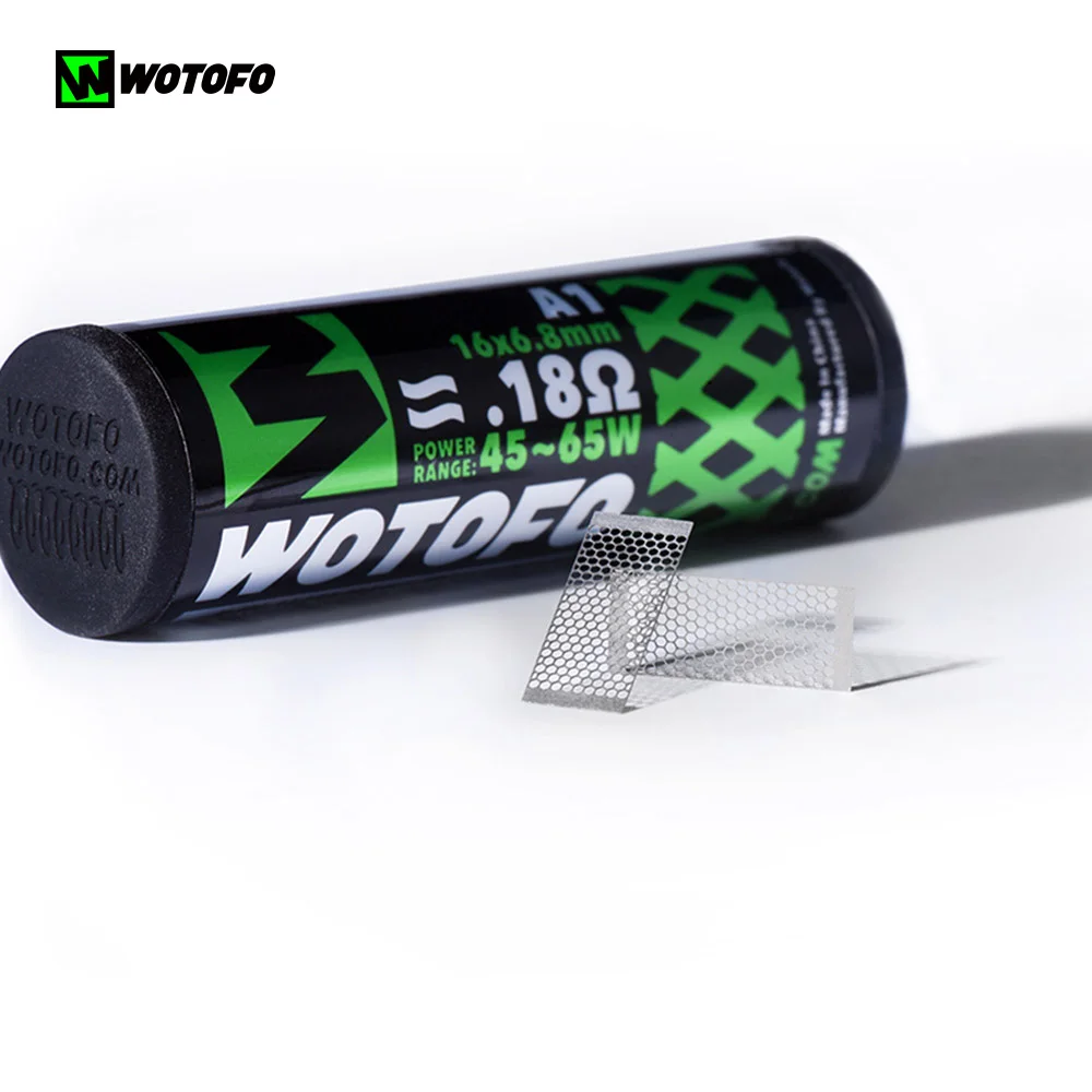 Original Wotofo Profile RDA Atomizer With Wotofo Cotton & Mesh Vape Tank Rebuild Dripping RDA 510 vape atomizer Vaporizer E Cig