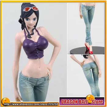 

Japan Anime "One Piece" Original BANPRESTO JEANS FREAK Collection Figure Vol.3 - Nico Robin (Purple Ver.)