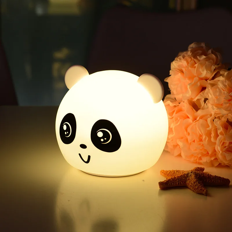 Smart Panda ночник Flexo Led Силиконовые вибрации индукции зарядка через Usb для ребенка кормление глаз средства ухода за мотоциклом детская комната