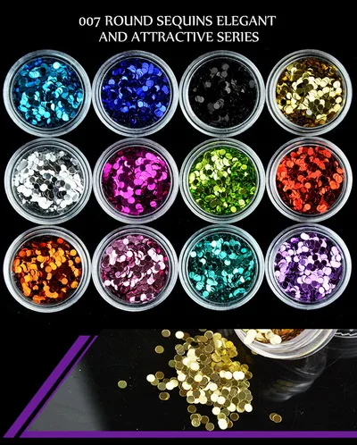 12Pcs 006 12/24 цветов Блеск для ногтей Порошковая наклейка для украшения ногтей салон Dip порошок драгоценный гель лак для ногтей Diy акриловая блестящая в УФ-свете пудра - Цвет: 12Pcs 006