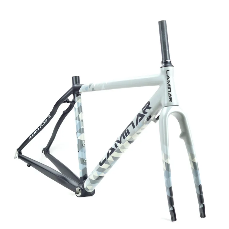 Discount LAMINAR Aluminum alloy highway frame Carbon fiber fork Breaking the Wind Quickly Disassemble Edition Containing brake 0