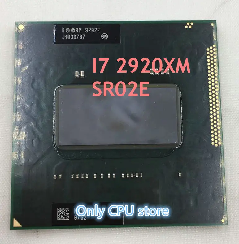 

free shipping intel Official version CPU I7-2920XM SR02E I7 2920XM SRO2E 2.5G-3.5G/8M 100% chips processor
