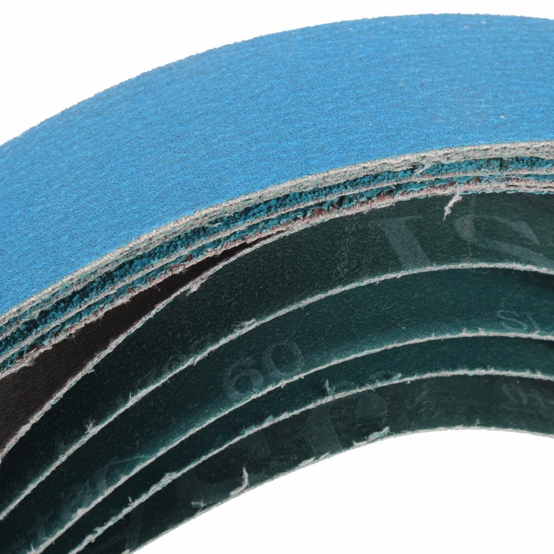 5pcs/set  New 915mm*50mm Mixed Grit Linishing Sanding Belts Zirconia 40# 60# 80# 120#
