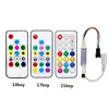 Led Pixel Controller RF 14 Key/17 Key/21 key IR Pixel Controller LED Lights Controller Remote Dimmer DC5-24V For Pixel LED Strip ► Photo 1/6