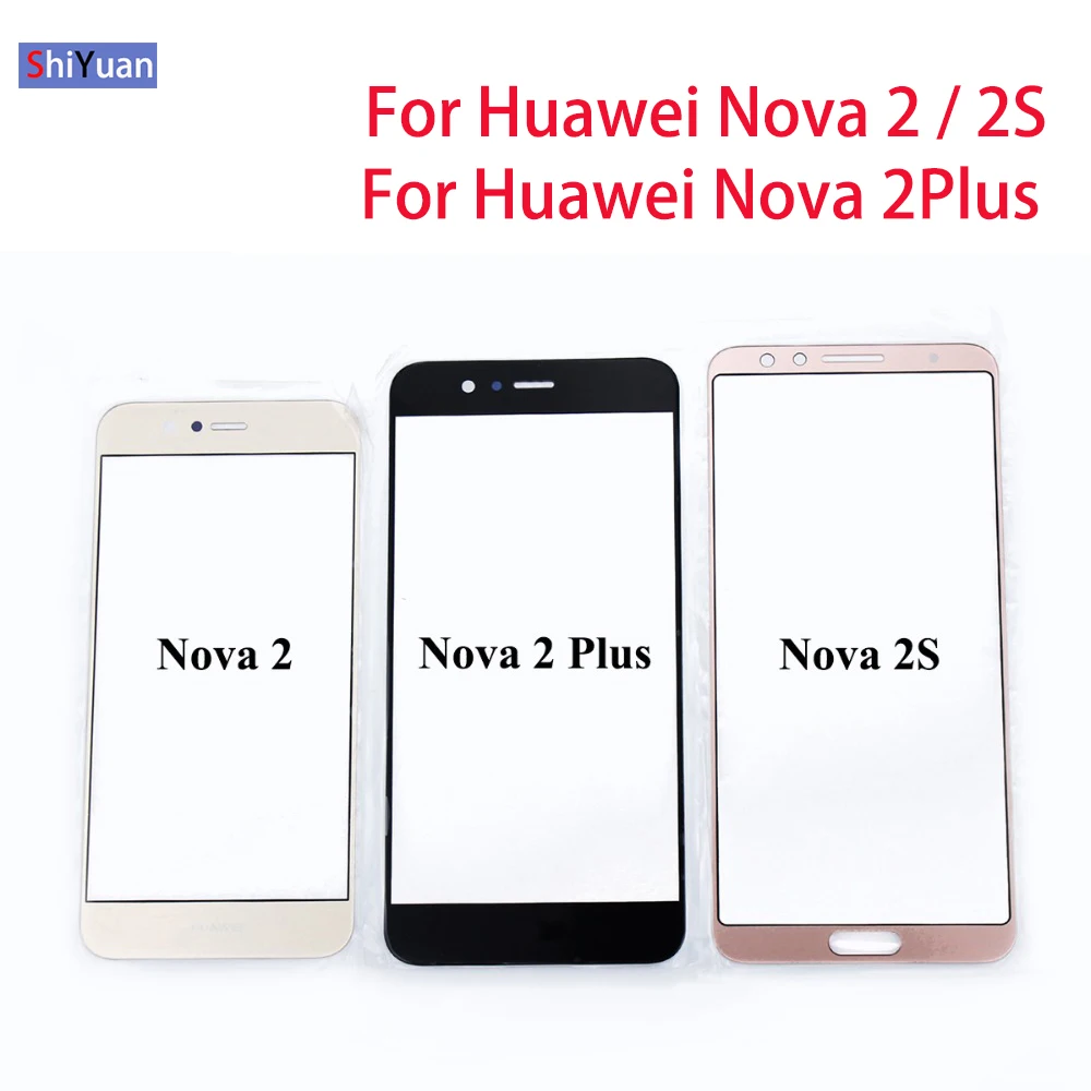 

Для Huawei Nova 2 Nova 2 Plus Nova 2S сенсорный экран Сенсорная панель Датчик переднее внешнее стекло черный белый золотой синий (без дигитайзера)