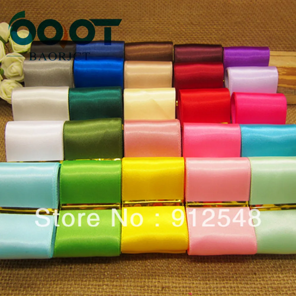 free shipping 1 1/2"(38mm)solid color ribbon satin ribbons belt gift