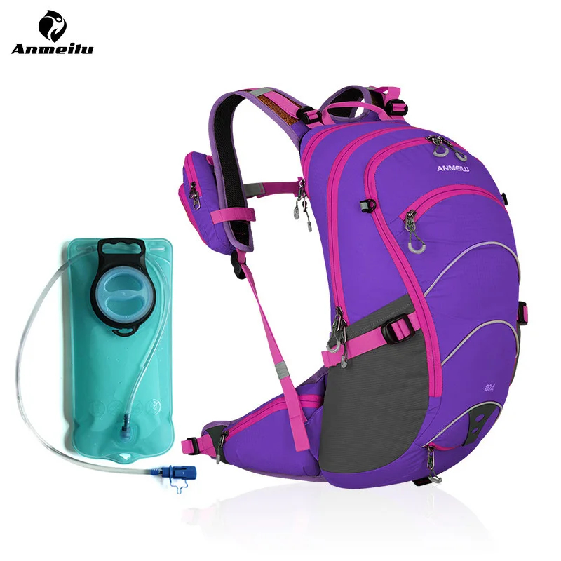 ANMEILU 2L Water Bag Camelback + Waterproof 20L Outdoor Sports CyclingCampingHiking Bag Hydration Pack Water Bladder Backpack