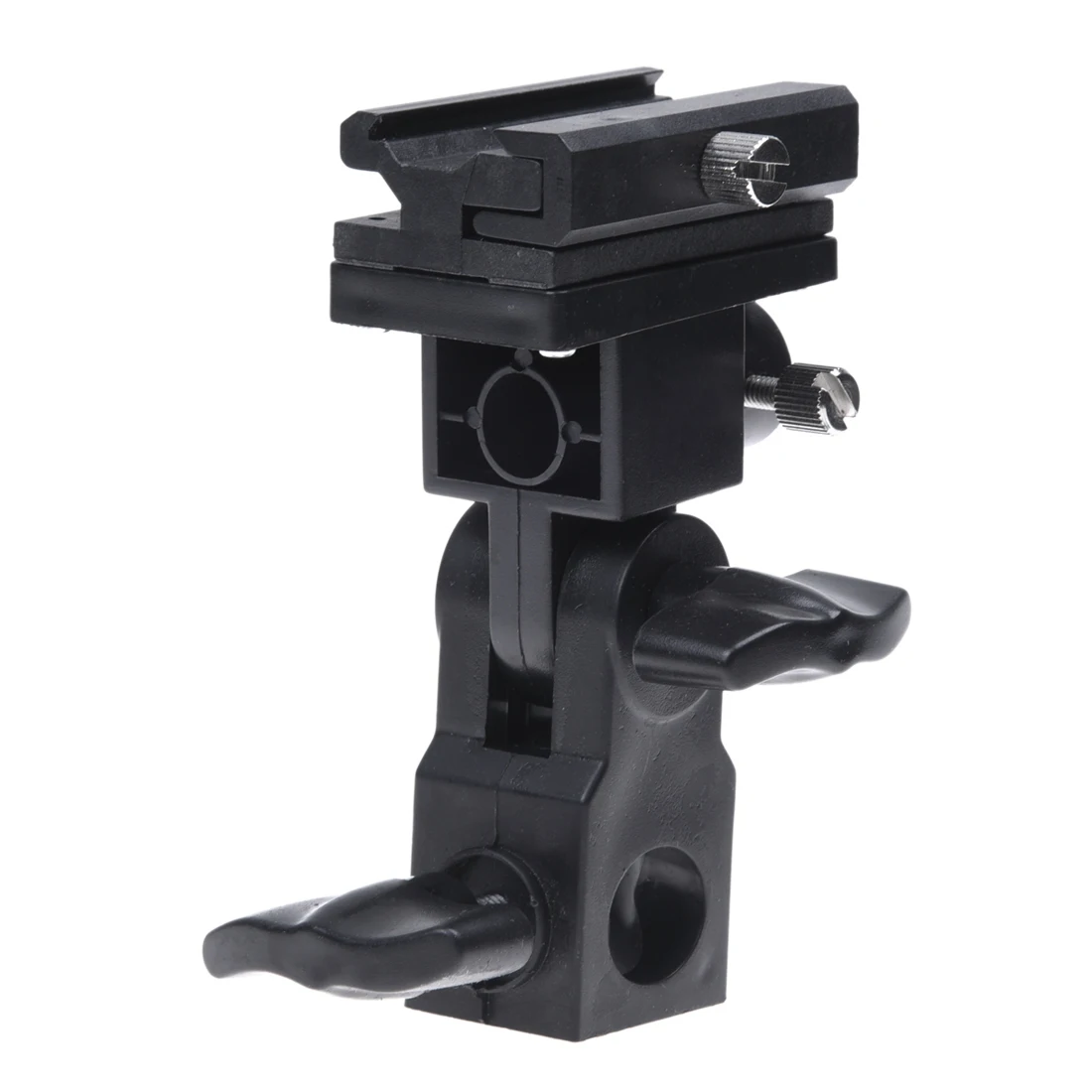 

Black Swivel Flash Light Stand Mount Bracket Hot-Shoe Umbrella Holder Type B