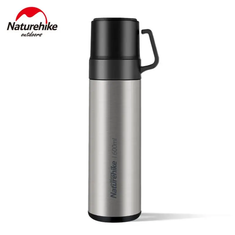 Naturehike Acero inoxidable recipiente de agua Thermos camping senderismo viajes botella 650 ml vacío aislado utensilio