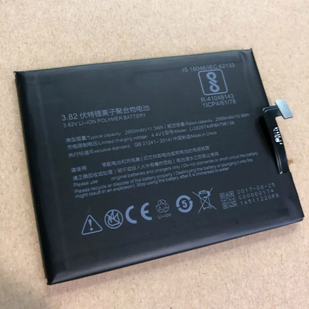 Oriwood для ZTE Li3829T44p6h796136 аккумуляторной батареи 2950 мАч | Мобильные телефоны и