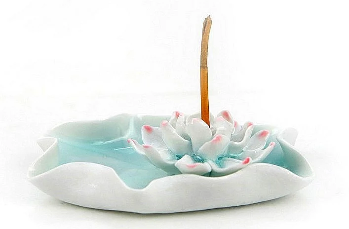 Керамический маятник лотоса благовония стол аромат лотоса в палка для искусства insence Будды горелки