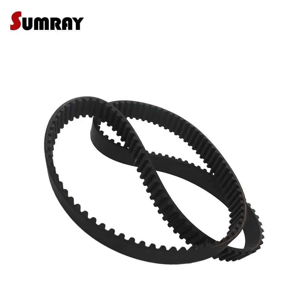 HTD8M Conveyor Belt 8M-1040/1048/1056/1064/1072/1080/1088/1096/1104/1112mm Pitch Length 25/30mm Width Rubber Transmission Belt