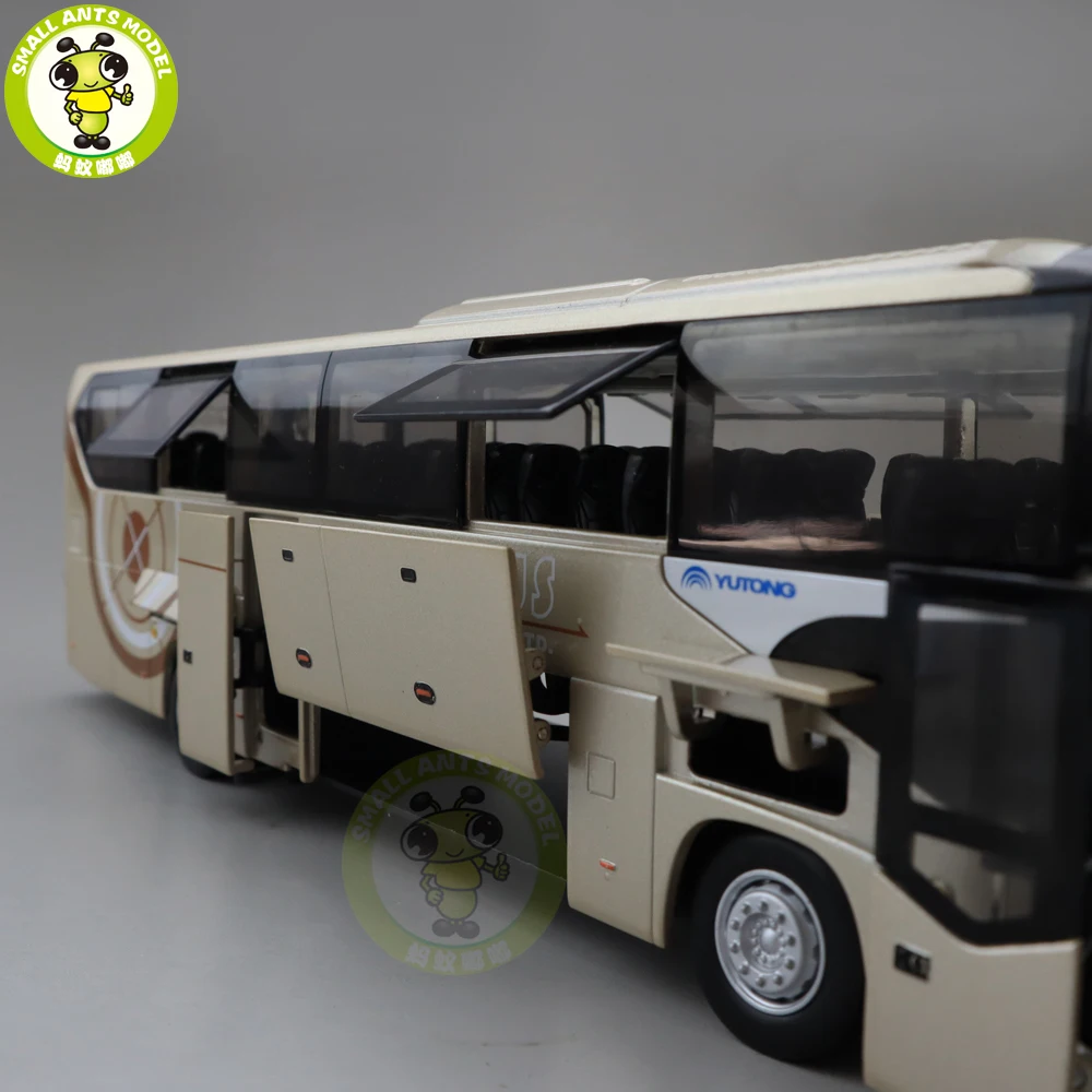 1/42 YuTong автобус ZK6128HQB литый под давлением модель автомобиля мальчик девочка