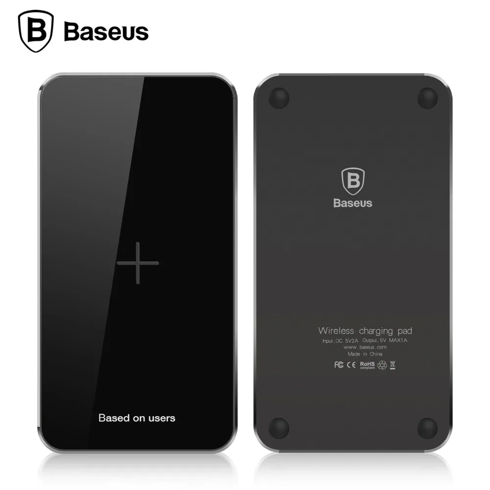 Baseus Qi Wireless Charger Fast Charging Coil Pad For Samsung s7 s6 Edge Nexus 6 5