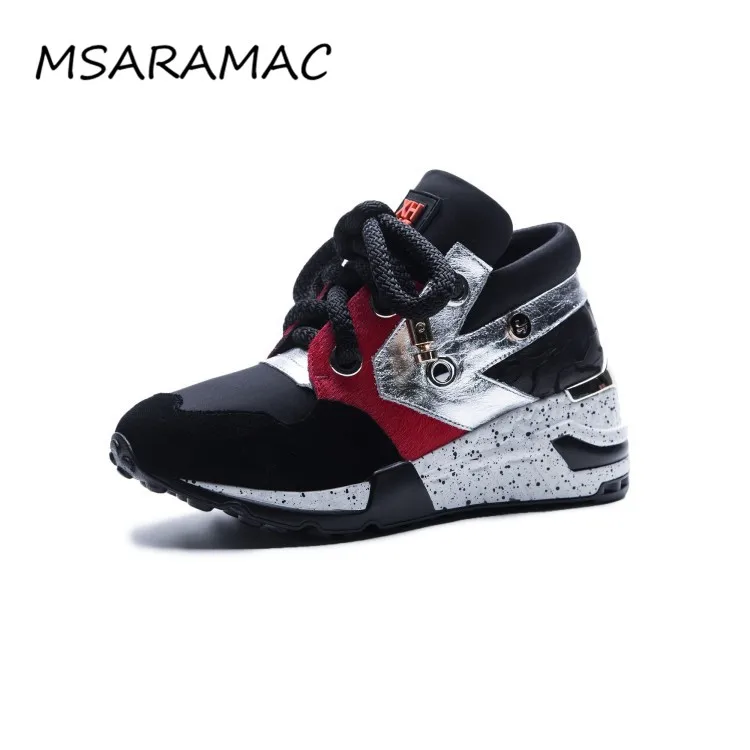 

Hot Sale Pointy Platform Sneakers Casual Shoes Women Flats Plus Size Lady Fashion Clunky Sneakers