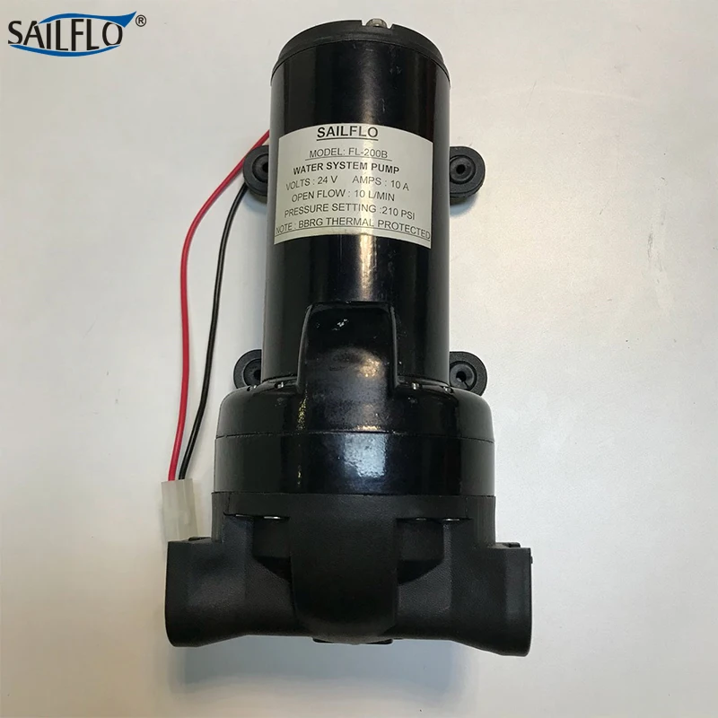 Насос 24v 200psi 10LPM Электрический Батарея Powred Автомойка высокого Давление 3/4 ''внутреннюю резьбу, 1/2'' Рифленое БРС