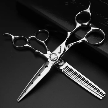 

6 inch 440c japanese hairdressing scissor hair scissors set thinning scissors Stainless Steel Scissors