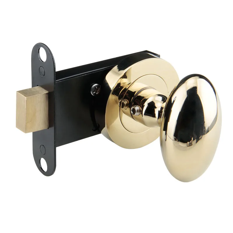 Красивый Овальный фон Невидимая ручка Невидимый односторонний дверной замок с