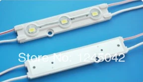 

IP65 UL listed 3 Epistar 5630 LED plastic Injection LED Module ,Aluminum PCB ,Constant current ,4 years guarantee , white color