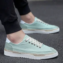 Новинка года; Мужская Спортивная обувь; Мужская парусиновая обувь; модные легкие кроссовки на шнуровке; летняя дышащая мужская обувь на плоской подошве; прогулочная обувь; L1-31