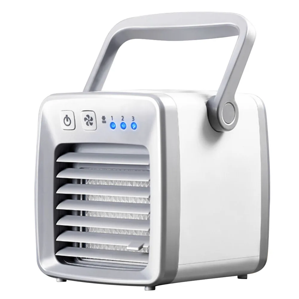 

Mini Air Conditioner Portable USB Air Cooler Handy Air Conditioning Machine Personal Space Cooling Fan Cooler for Home Office