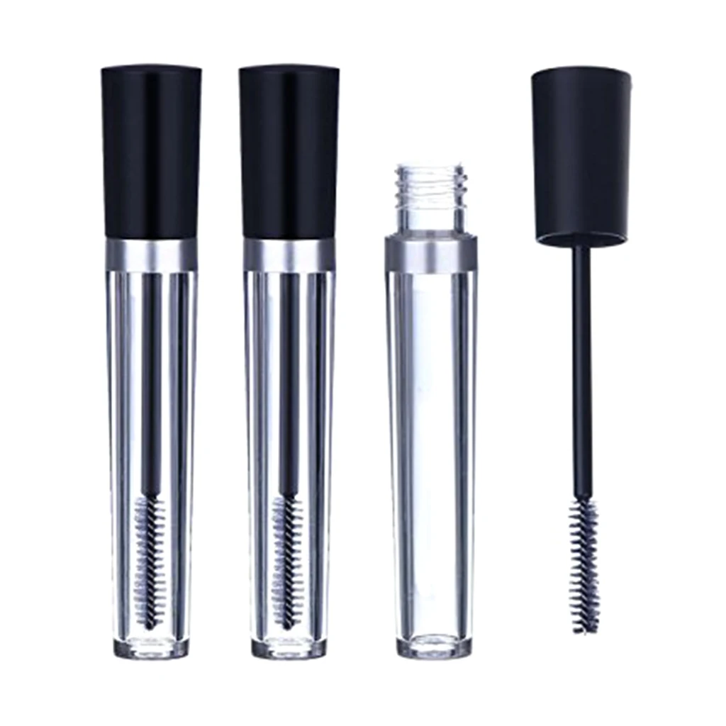 7.5ML 3x Empty Mascara Tube with Eyelash Wand Eyelash Cream Container Bottle, Rubber Inserts, Funnels Set for Castor Oil