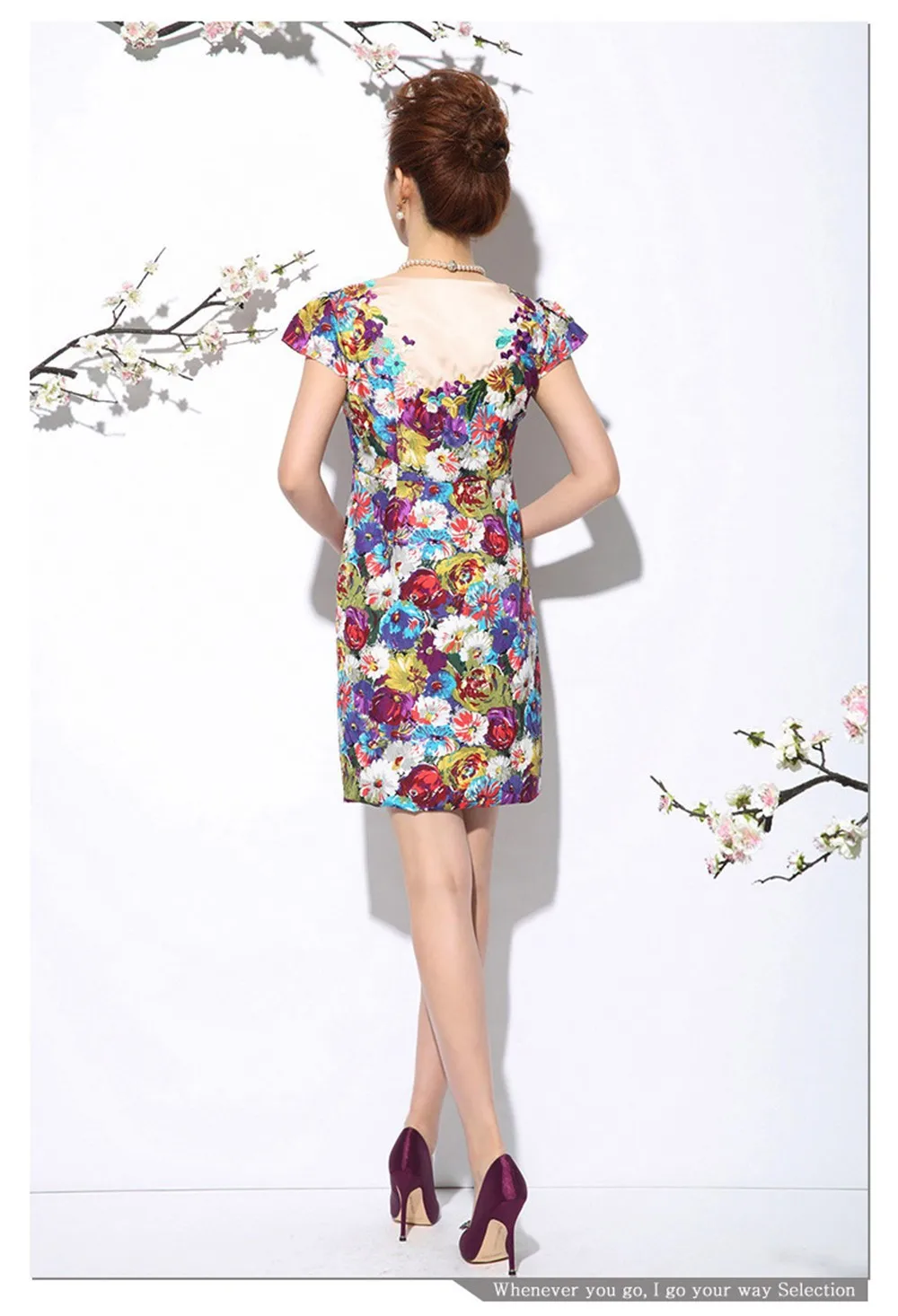 Mainland Upscale Peony Embroidery Summer Dress Chinese National Style Pencil Dresses Elegant Brand Vintage Vestidos (19)