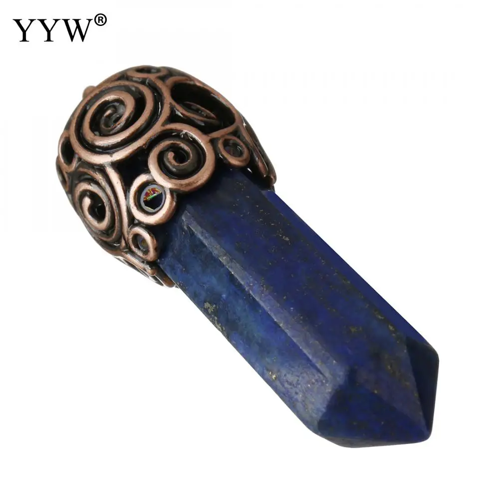 Лидер продаж YYW Column Колонка ожерелья натуральный камень кулон из амазонита кварцевые бусины для женщин и мужчин ювелирные изделия в винтажном стиле