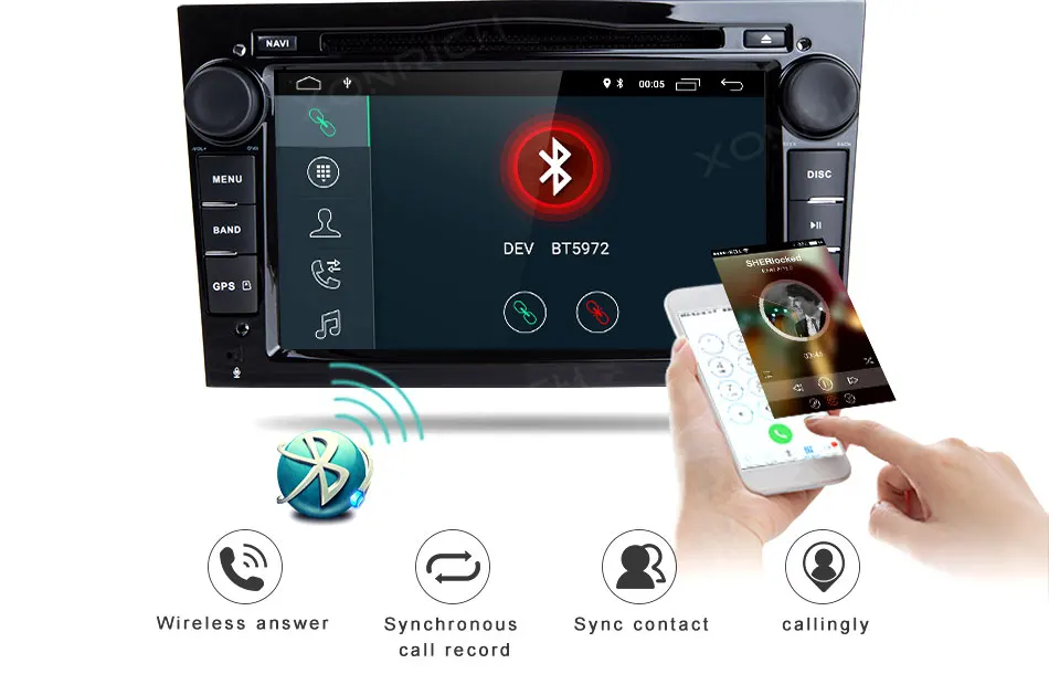 Xonrich 2 Din Android 8,1 автомобильный dvd-плеер для Opel Astra H GJ Vectra C Zafira B Corsa C D Meriva Vivaro AntaraGPS радио головное устройство