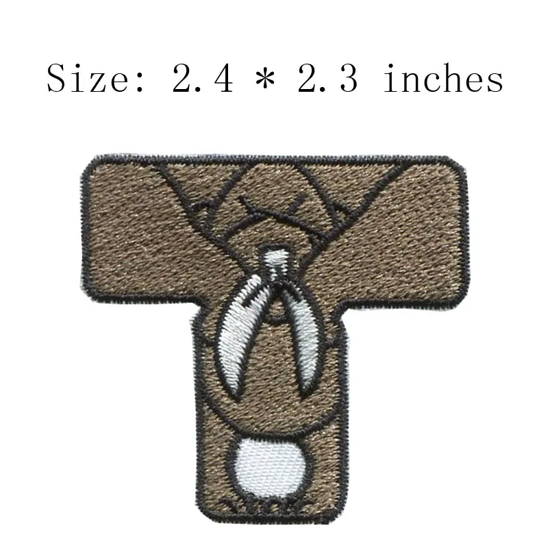 Letter t embroidery patch 24wide sewinghot cutsolutionin patches Letter t embroidery patch 24wide sewinghot cutsolutionin patches