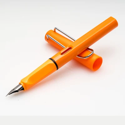 0,5 мм Роскошная авторучка для взрослых чернильная ручка двойного назначения каллиграфия ручка деловые подарки пишите Канцтовары офисный школьный инвентарь - Цвет: Orange