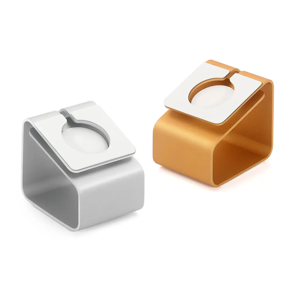 

New Aluminum Stand Holder Charger Dock Charging Station for Apple Watch Series 1 2 38mm 42mm Desktop Holder Mount