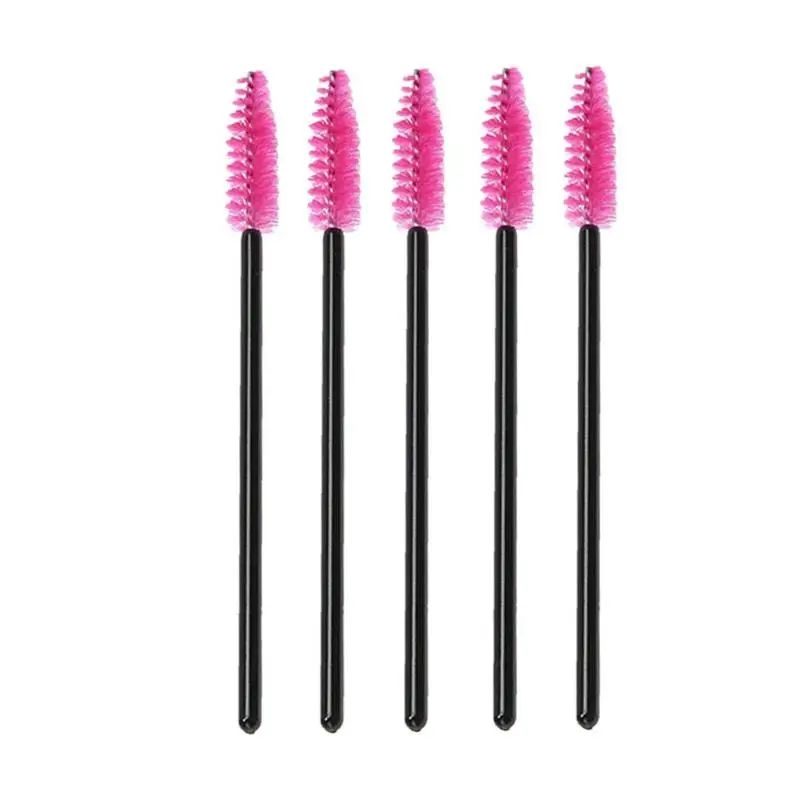 5/10pcs Eyelash Extension Disposable Eyebrow brush Mascara Wand Applicator Spoolers Eye Lashes Cosmetic Brushes Set Makeup Tools - Цвет: Red 5pcs