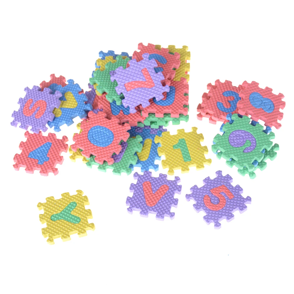 

36Pcs 4.5CM*4.5CM arabic alphabet ARAB numbers Language EVA Foam puzzle Environmentally Play Puzzle Baby Toys For Kids