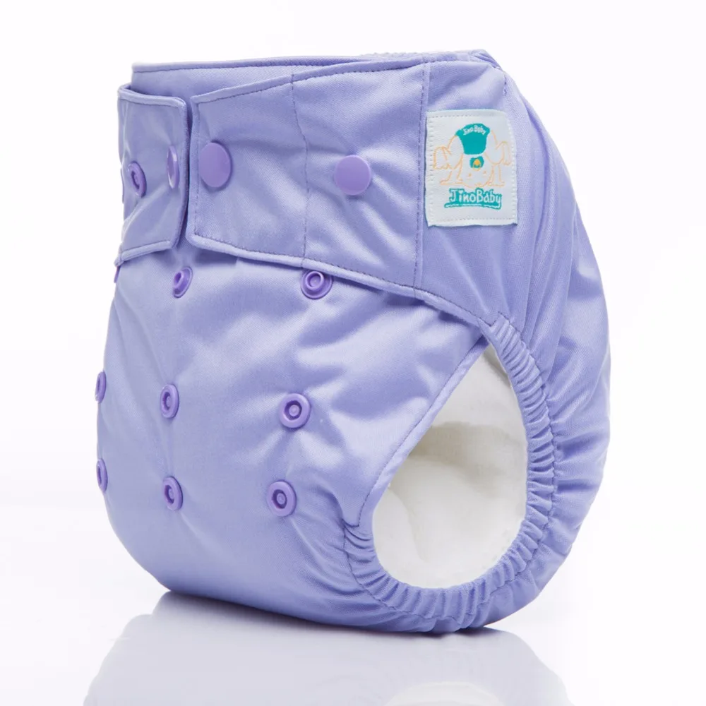 JinoBaby One Size Fitted Diaper Cloth Super Dry Baby Pocket Diaper AIO