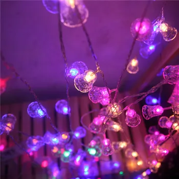 

100 Bells LED String Light 10m Christmas Fairy Flashing Lights Party Yard Xmas Hotel Decoration AC110V/220V