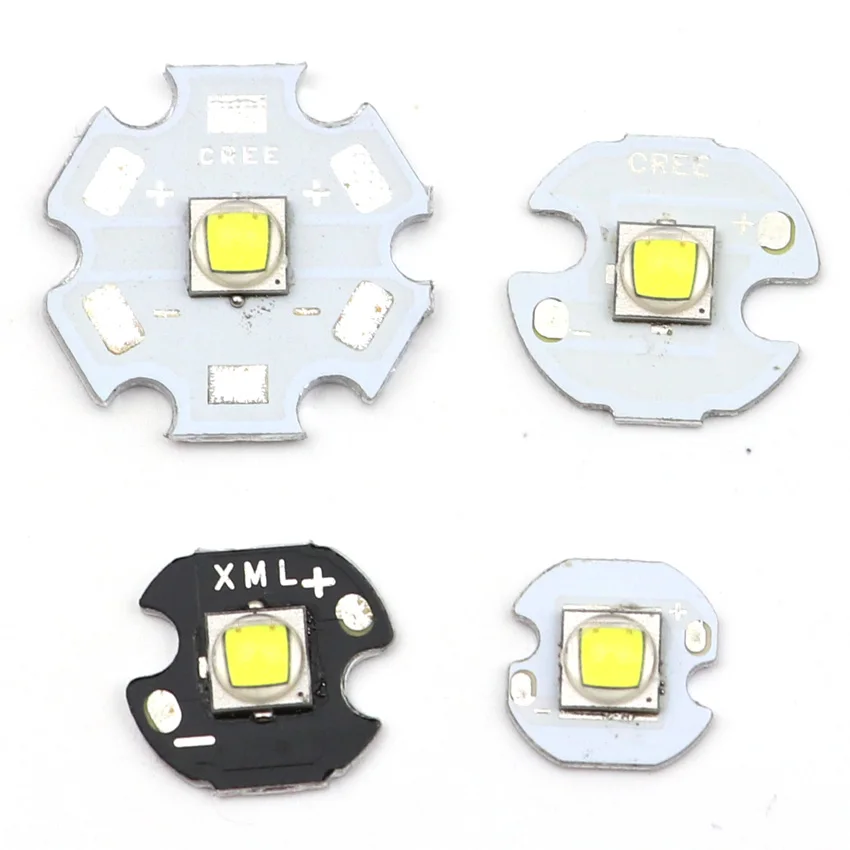 XPE R3 3 Вт XML T6 XML2 U3 10 Вт светодиодный излучатель чип лампа высокой мощности Светодиодный светильник светодиодный Moulde с 16 мм 20 мм радиатором