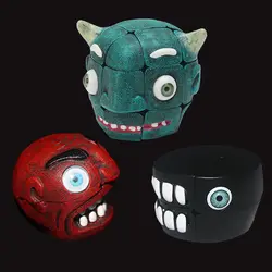 Devil Head Cube Red Devils Head куб Непоседа игрушка пальчиковые игрушки сдавливание веселье снятие стресса Высокое Качество антистресс Cubo игрушки