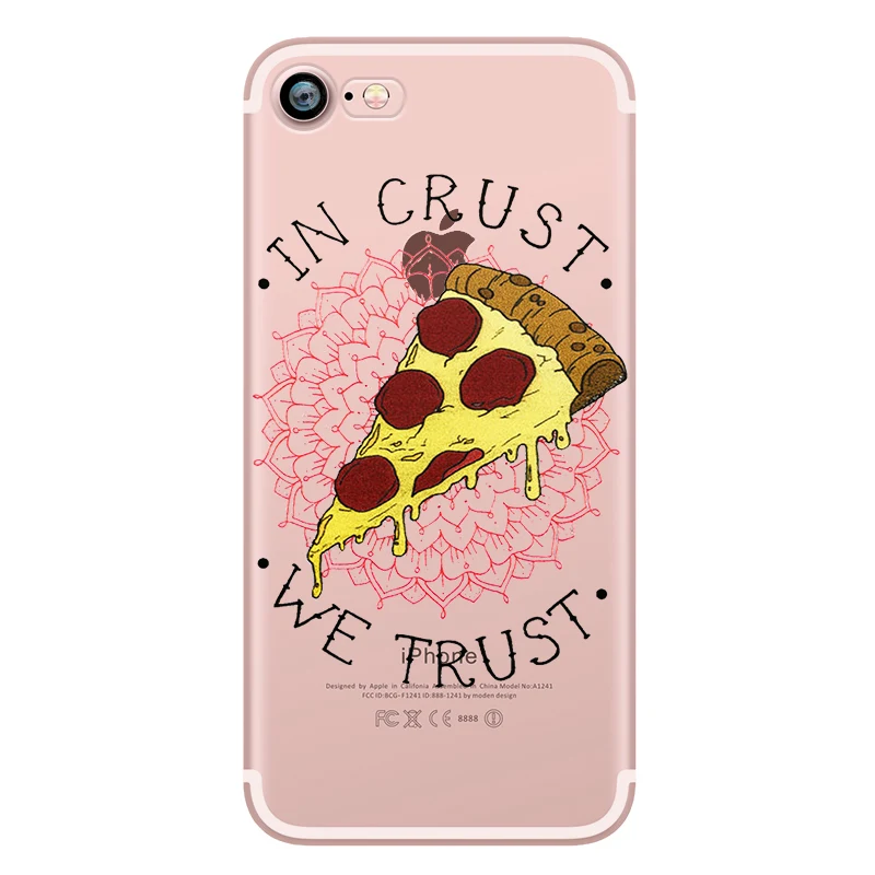 Food Donuts Chocolate Ice Cream Pattern Cartoon Funny Soft Silicone TPU Mobile Phone Case for Apple iphone 5S 7 6s 6 plus 7plus (10)