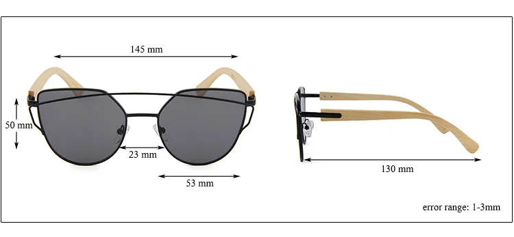 Olvio бренд оригинальные деревянные солнцезащитные очки Бамбуковые кошачий глаз солнцезащитные очки поляризованные металлические рамы деревянные очки женские роскошные солнцезащитные очки