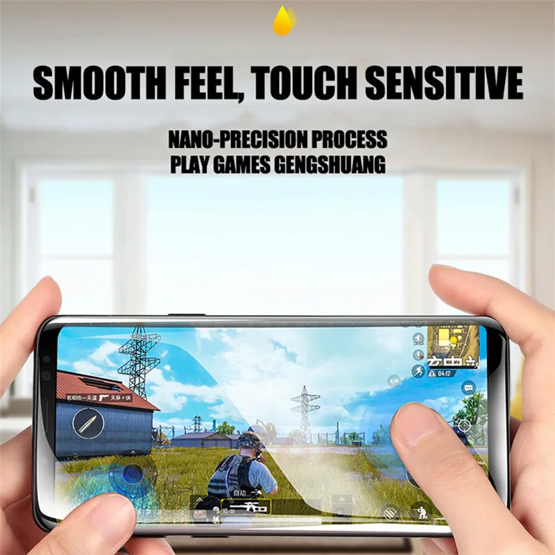 Изогнутая мягкая защитная пленка для samsung Galaxy S8 S8 Plus Note 8 Защитная пленка для экрана для samsung S7 S6 Edge S9 Plus(не стекло