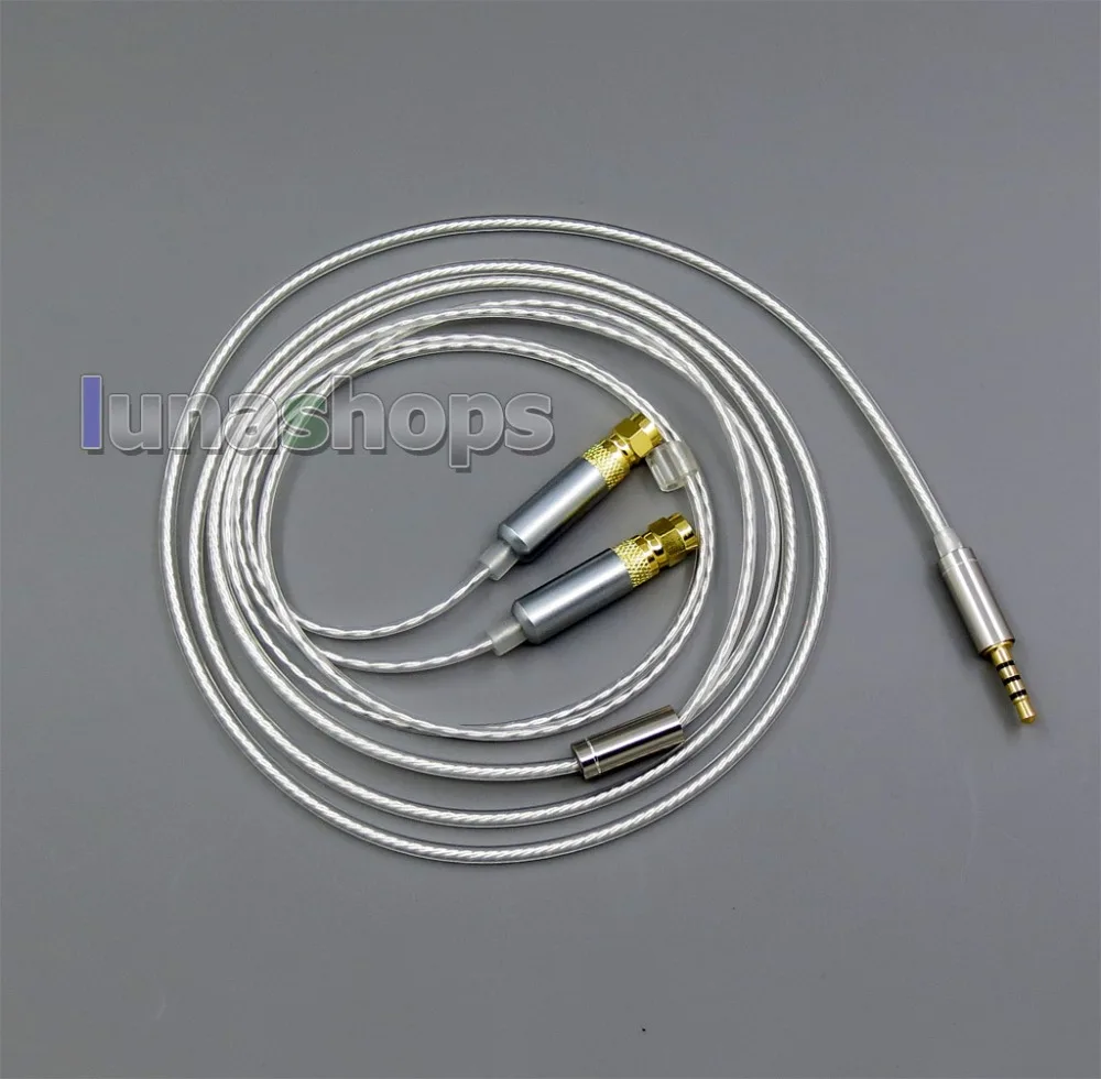 LN006263 мягкий посеребренный кабель для наушников HiFiMan HE400 HE5 HE6 HE300 HE560 HE4 HE500