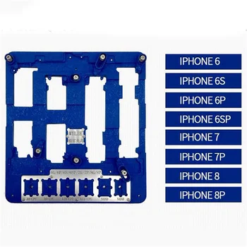

8 in 1 High Precision Motherboard Fixture IC Chip NAND Flash PCIE A8 A9 A10 A11 CPU Repair For iPhone 8/7/6S/6 Plus 8P 6SP 6P