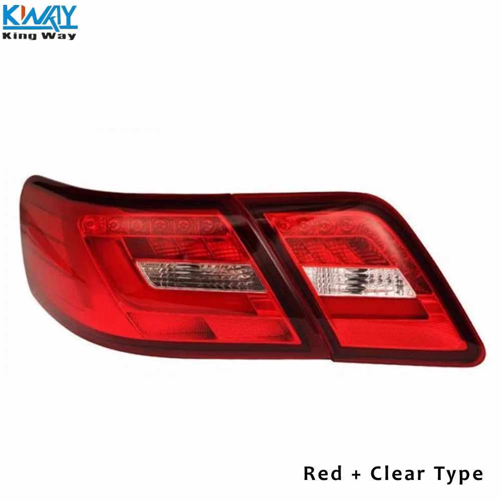 Светодиодный задний фонарь красный прозрачный цвет подходит для Toyota Camry 2006-2011 задний фонарь