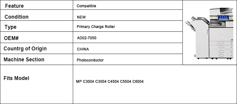 3 ricoh mp c3004 3504 c4504 PCR