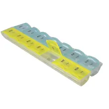 7 Day Weekly Tablet Pill Medicine Box Holder Storage Organizer Container Case