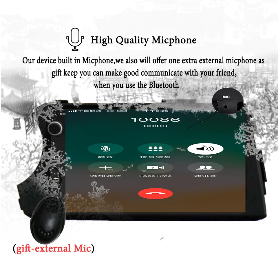 Top 7" HD 8Core Android 9.1 car dvd music video dvd tablet headunit 4g wifi for For Ssang Yong Kyron Actyon Korando 2005+ Head Unit 5